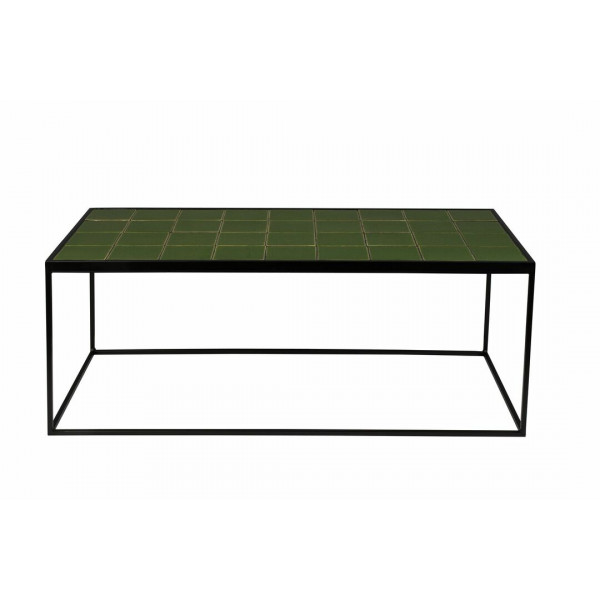 Glazed coffee table green