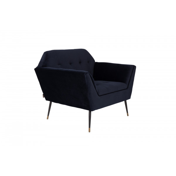 Kate lounge chair deep blue