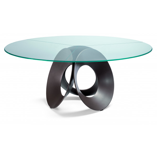 Oracle glas eettafel 