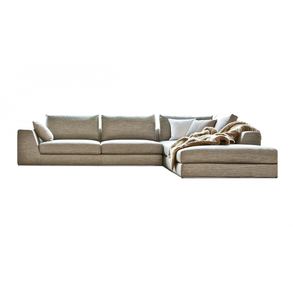 Ralph 3-zits hoekbank met chaise longue 