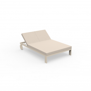 Posidonia double sunlounger