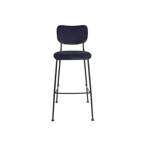 Benson barstoel donkerblauw   