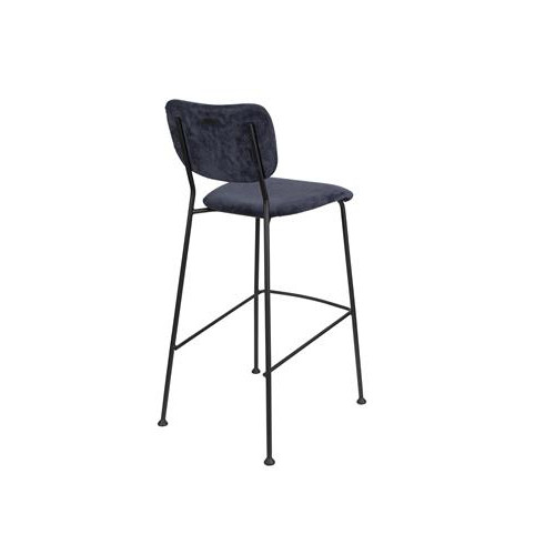 Benson barstoel donkerblauw   