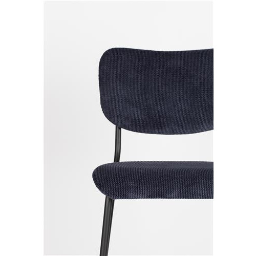 Benson barstoel donkerblauw   