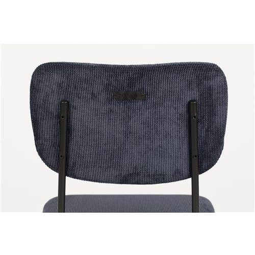 Benson barstoel donkerblauw   
