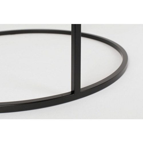 Glazed bijzettafel black