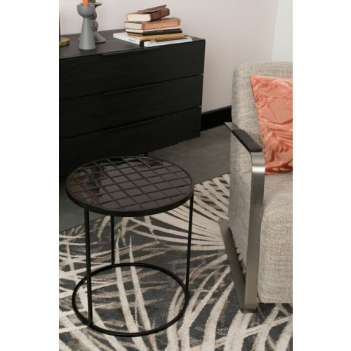 Glazed bijzettafel black