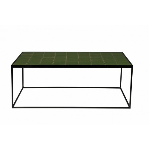 Glazed coffee table green