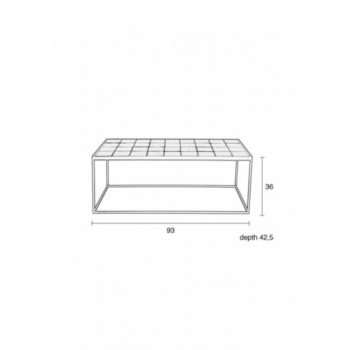 Glazed coffee table green