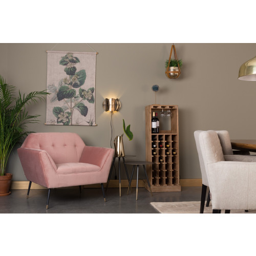 Kate lounge chair pink