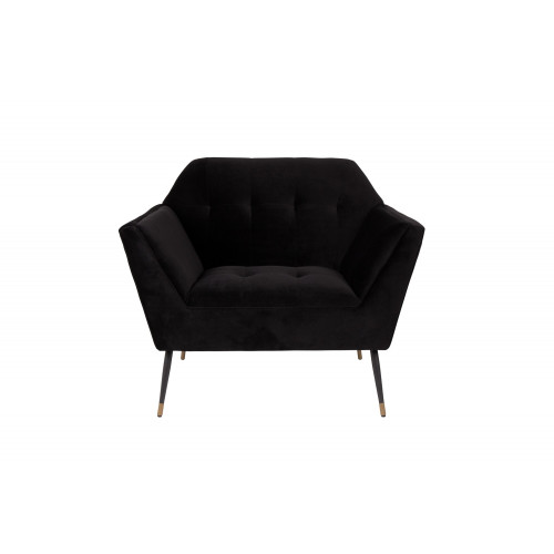 Kate lounge chair black