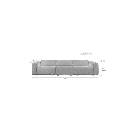 Wings sofa 4,5-zits caramel 