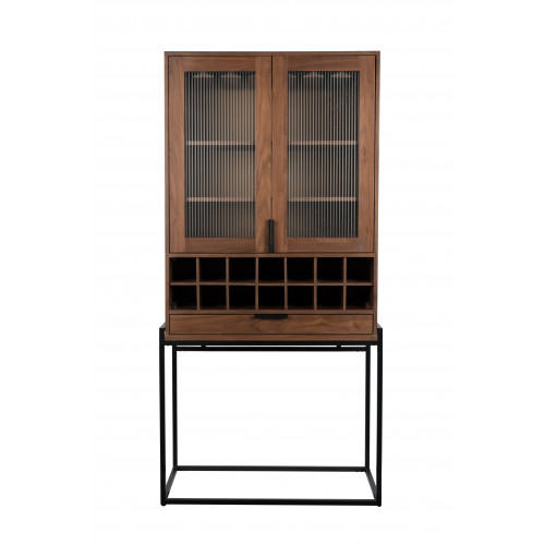 Travis cabinet wijnkast walnut