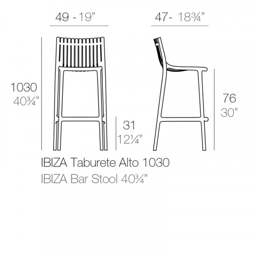 Ibiza stool 