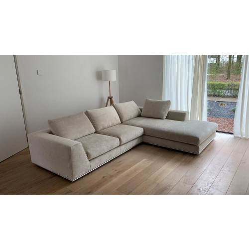 Ralph 3-zits hoekbank met chaise longue 