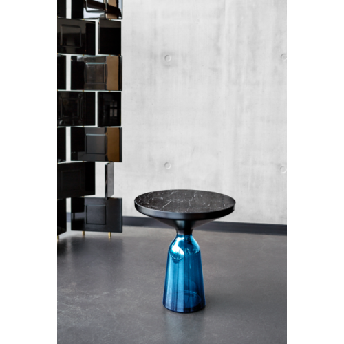 Bell side table black metal  