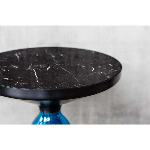 Bell side table black metal  