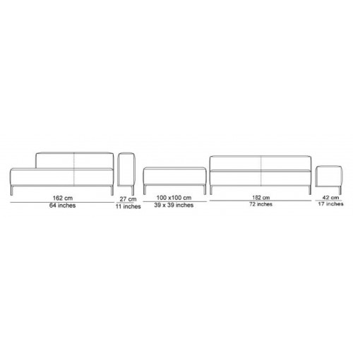 Buenavista modulaire hoekbank