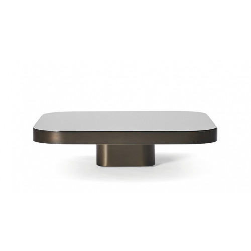 Bow Coffee Table brass burnished 70x70