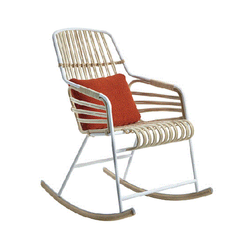 Raphia Rocking Chair