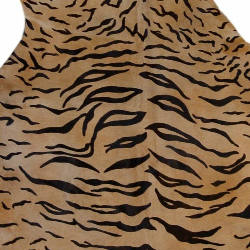 Printed cow hide