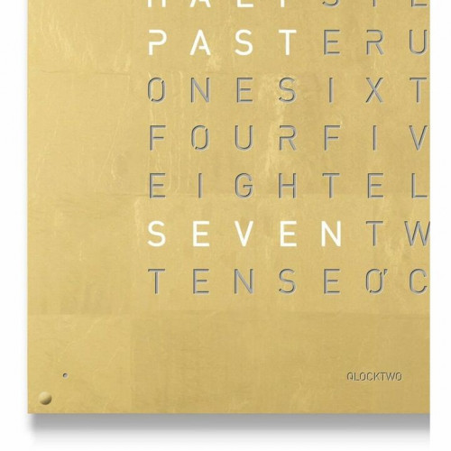 Qlocktwo 180 Creator's Edition Gold  