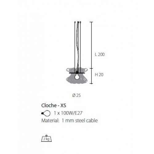 Cloche hanglamp
