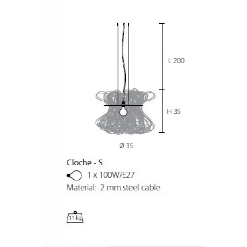 Cloche hanglamp