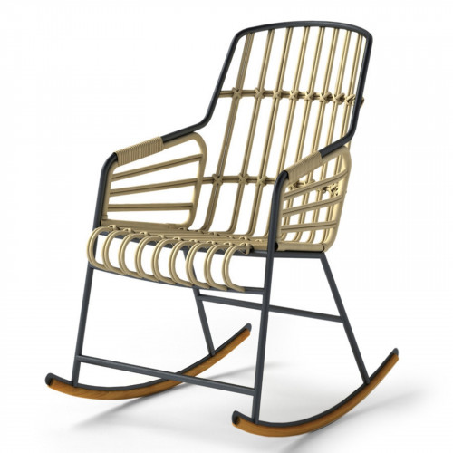 Raphia Rocking Chair