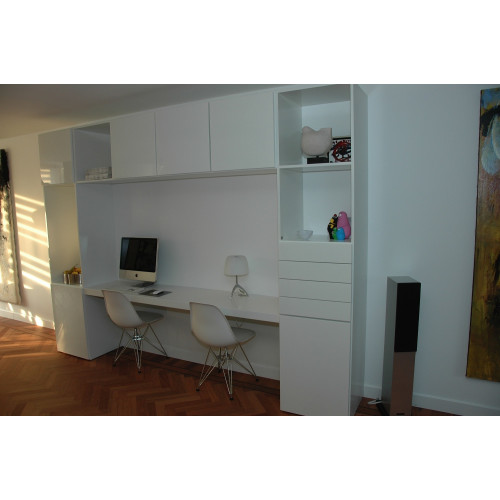 Bureau wandkast combinatie | Interiors PUUR Design & Interieur