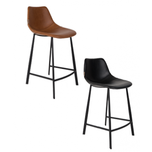 Franky Counter Stool - Zwart