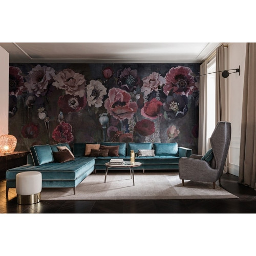 verraad Regenjas ding Pavot behang Wall & Deco - PUUR Design & Interieur