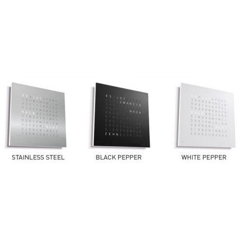 Qlocktwo Classic Black pepper 