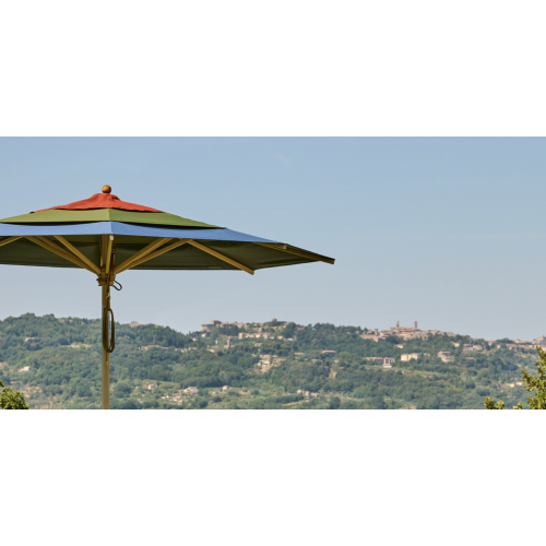 Teak Umbrella 