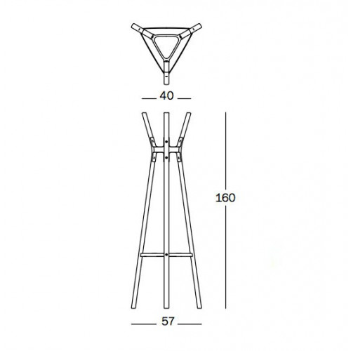 Steelwood Coat Stand