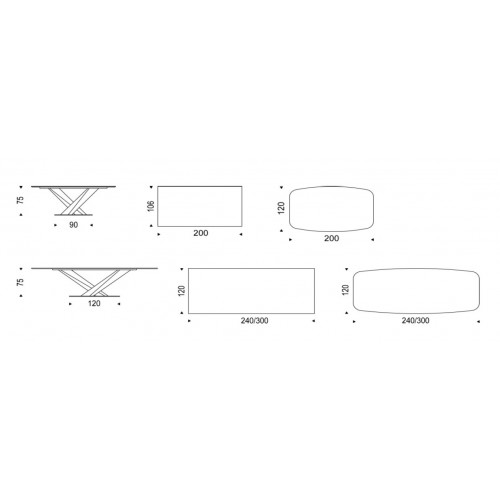 Stratos Keramik tafel