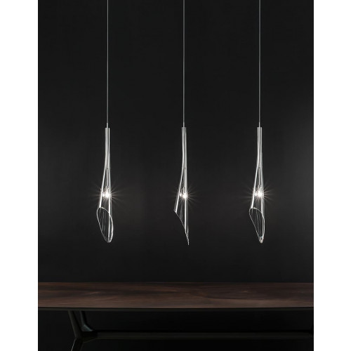 Calle 3 Linear multi light pendant